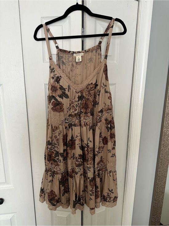 torrid Dresses & Skirts - Torrid Festi Dusty Rose Floral Lace-Trim Slip Dress